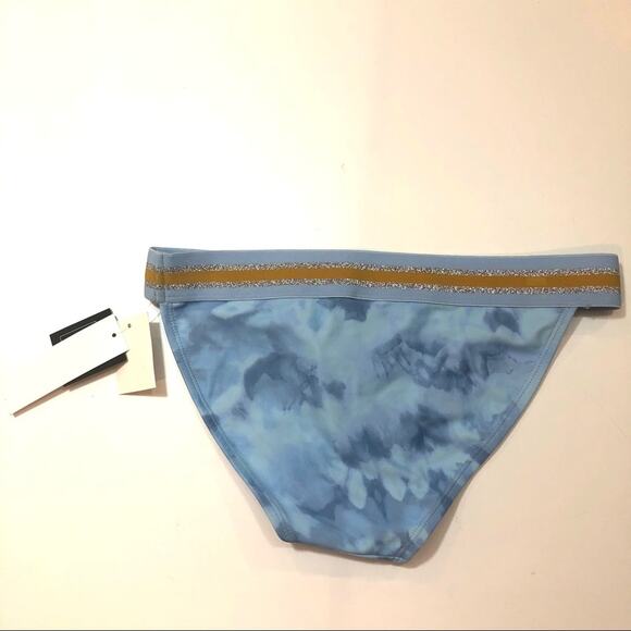 Hula Honey SURF BLUE TIE-DYE Bikini Swim Bottom - Picture 7 of 8